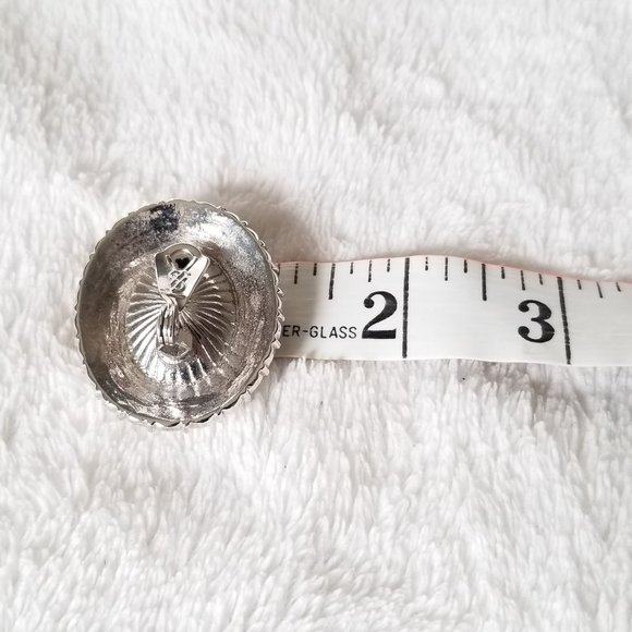 Yves Saint Laurent Rhinestone Clip On Earrings - Picture 13 of 13